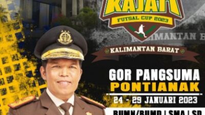 Gandeng Sapma PP Digelar Kajati Futsal Cup 2023 Kalimantan Barat