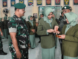 Masuki Purna Tugas, Satu Perwira Senior Dilepas Dandim 0713 Brebes Letkol Infanteri Tentrem Basuki