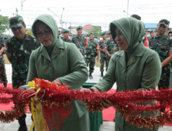 Ketua Persit Rem 121 PD Xll/Tanjungpura Resmikan Kantor Persit Kodim 1201/Mempawah