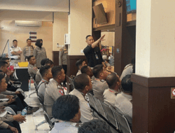 Siswa Dikbangspes Polda Papua Terima Materi Fungsi Teknis Lantas di Polresta Jayapura Kota