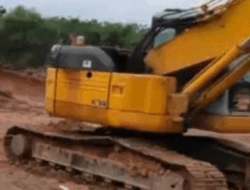 Diduga Tidak Kantongi Izin, Sebuah Galian C di Gandus, Kota Palembang Digeledah Polisi