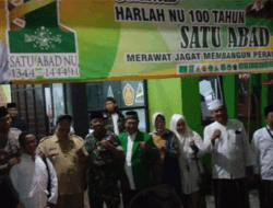 Meriahkan Harlah Satu Abad NU, Sebanyak 1.550 Orang MWC NU Diwek, Jombang Hadir di Sidoarjo