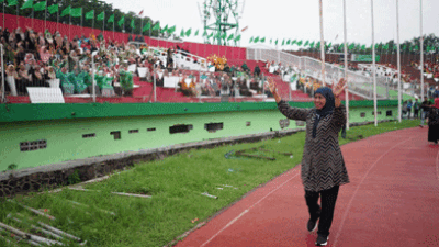 Persiapan Peringatan Satu Abad NU, Gubernur Jawa Timur Tinjau Veneu GOR Delta Sidoarjo