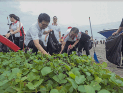 Wow, Sebanyak 26 Ton Sampah Terkumpul Saat Korpri Kabupaten Badung Bersihkan Pantai Jerman