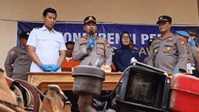 Komplotan Pencuri Mesin Bajak Sawah Diringkus Polisi, Beraksi di 21 TKP Magetan dan Ngawi