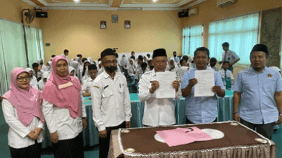 PWI Sidoarjo Gelar Safari Jurnalistik di SMAN 1 Krian, Perkuat Literasi Media ke Para Pelajar dan Guru