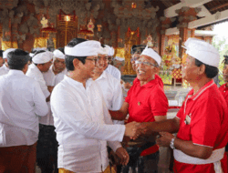 Melaspas Banjar Sila Dharma Desa Mengwitani, Pemkab Badung Upayakan Bantu Pembangunan Berkelanjutan