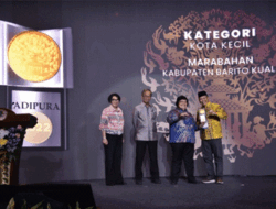 Raih Piala Adipura, Kali Ketiga Kabupaten Barito Kuala, Kalsel dalam Kategori Kota Kecil