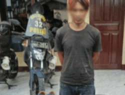 Pelaku Curat Sekaligus Residivis Berhasil Dibekuk Polsek Jungkat, Mempawah, Kalbar