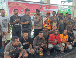 Melalui Para-para Numbay, Polsek KPL Jayapura Dialogis dengan Para Buruh Harian Lepas