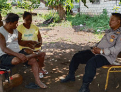 Kanit Binmas Polsek Heram, Aipda Djufri Laksanakan Sambang Kampung Yoka