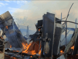 Ludes Terbakar, Tiga Rumah di Simbuang, Mamuju, Diduga Akibat Hubungan Arus Pendek