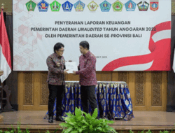 Serahkan LKPD, Bupati : Wujud Kepatuhan Badung Kelola Keuangan Daerah Secara Transparan dan Akuntabel