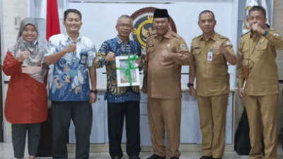 LKPD Pemkab Batola Tahun Anggaran 2022 Diserahkan ke Perwakilan BPK RI di Kalimantan Selatan