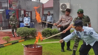 Deteksi Dini Gangguan Kamtibmas dan Pemberantasan Narkoba, Digelar Razia Lapas Kelas IIB Kota Singkawang
