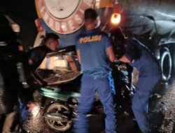 Laka Lantas Akibat Cuaca Ekstrem, Ditpolairud Polda Sulteng Berikan Pertolongan