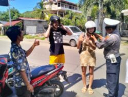 Tingkatkan Kesadaran Tertib Lalu Lintas, Sat Lantas Polres Loteng Berikan Edukasi dan Penyuluhan