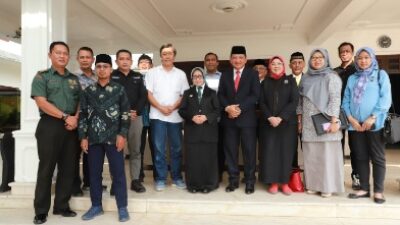Bupati Mundjidah Wahab Menerima Rombongan Pengurus Komite Komunikasi Digital Jombang