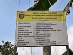 Proyek Jalan Gunungsari – Kenongorejo, Ngawi dilaporkan ke Polda Jatim