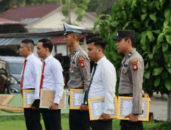 Terima Penghargaan, Lima Personel Polres Landak, Kalbar, Ini Pesan AKBP I Nyoman Budi Artawan