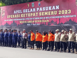 Operasi Ketupat Semeru 2023, Kapolres Batu : Berikan Suasana Nyaman dan Aman ke Masyarakat