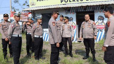 Jalur Mudik 2023, Kapolres Brebes AKBP Guntur Muhammad Tariq Lakukan Pengecekan