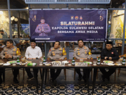 Tingkatkan Hubungan Kemitraan, Kapolda Sulsel Silaturahmi dengan Para Awak Media