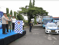 Forkopimda Lamongan Lepas Tiga Unit Bus Program Balik Gratis Tujuan Jakarta