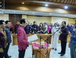 Pelantikan Pejabat, Wabup Badung Minta Beri Manfaat Kemajuan dan Kesejahteraan Masyarakat