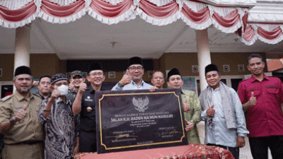 KH. R Ma’mun Nawawi, Pahlawan asal Cibarusah Bekasi Diresmikan Gubernur Jabar Jadi Nama Jalan Provinsi