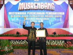 Lamongan Raih Penghargaan Pembangunan Daerah Terbaik Tingkat Kabupaten se-Provinsi Jatim