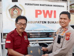 Kapolres AKBP Maruly Pardede dan PWI Kabupaten Sukabumi Siap Wujudkan Suasana Aman dan Kondusif