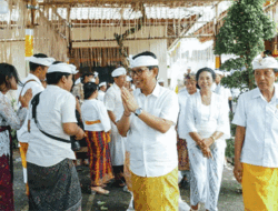 Sekda Badung Hadiri Rangkaian Pediksan di Griya Manik Jumpung Br. Gunung, Desa Abiansemal