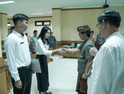 Sekda Badung Serahkan SK CPNS PKN STAN, Diharapkan Tingkatkan Kualitas Pengelolaan Keuangan dan Aset