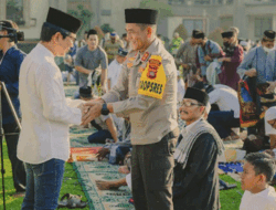 Pelaksanaan Salat Idul Fitri 1444 H di Puspem Badung, Wujud Pemkab Beri Kebebasan Beribadah