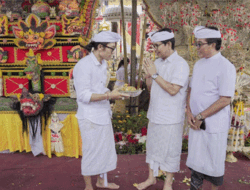 Sekda Badung Adi Arnawa Hadiri Karya Ngusaba Kedasa di Pura Ulun Danu Batur