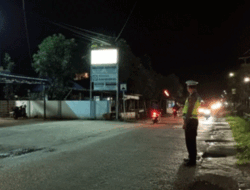 Ciptakan Kondusifitas Ramadhan, Polsek Singkawang Tengah Lakukan Pengamanan Salat Tarawih
