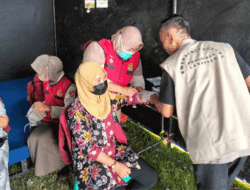 Tingkatkan Imunitas Pemudik, Kodim 0713/Brebes Berikan Suntikan Vitamin C Gratis