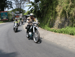 Gunakan Motor Trail, Kapolres Sukabumi Sisir Jalur Alternatif Mudik Lebaran 2023