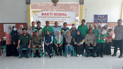 Babinsa Koramil 0812/26 Pucuk Pendampingan Bakti Sosial Pengobatan Massal, Lamongan