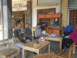 Kodim 0801 Pacitan Mayor Inf Roliyanto Hadiri Pembukaan Angkringan di Balai Wartawan