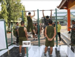 Prajurit Jajaran Kodim 0812/Lamongan Laksanakan Garjas Periodik Semester I 2023