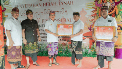 Pemprov Bali Hibahkan Tanah, Bupati Badung Setia dan Utamakan Kepentingan Masyarakat