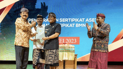 Badung Terpilih Jadi Kabupaten Lengkap Pertama di Indonesia, Diresmikan Menteri ATR/BPN