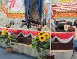 Ketua DPRD Lampung Utara Pimpin Paripurna LKPJ Bupati Tahun Anggaran 2022