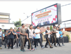 Kompak Olahraga Bersama, Wujud Sinergitas TNI Polri dan Pemerintah Daerah Lamongan
