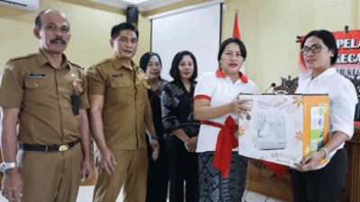 Pelatihan Pemanfaatan Kain Perca di Kecamatan Petang, Ini Kata Ketua Dekranasda Kabupaten Badung