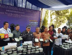 Jelang HANI 2023, BNN RI Musnahkan 124,54 Kilogram Narkotika