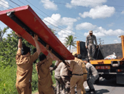 Tim Kabupaten Layak Anak Batola Tindak Tegas Reklame Rokok Tak Berizin