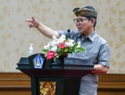 Sekda Badung Hadiri Pelantikan Pengurus PWRI Badung Masa Bakti 2023-2028